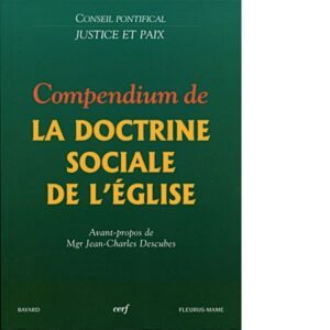 Livre Compendium La doctrine sociale de l'église Première de couverture